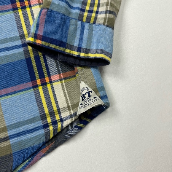 NEW! Men’s Boston Traders Long Sleeve Plaid Button Down Shirt Size XL W/Tags - Picture 4 of 6